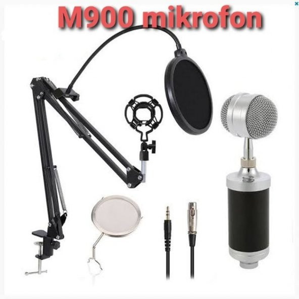 Music DJ M-900 Mikrofon - Stand - Ön Panel