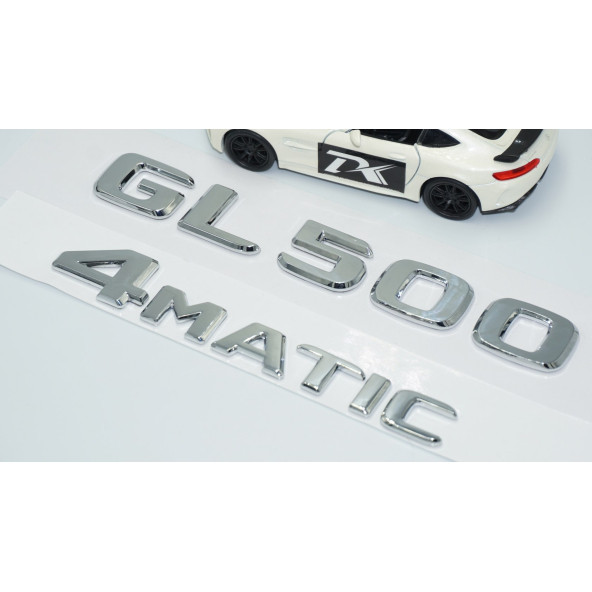 DK Tuning GL500 4Matic Bagaj Krom ABS Yazı Logo Benz İle Uyumlu - 3