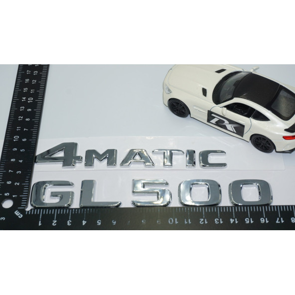 DK Tuning GL500 4Matic Bagaj Krom ABS Yazı Logo Benz İle Uyumlu - 4