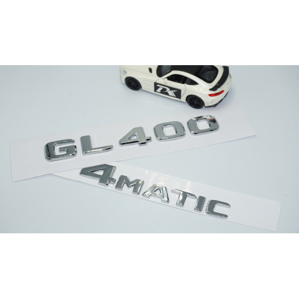 DK Tuning GL400 4Matic Bagaj Krom ABS Yazı Logo Benz İle Uyumlu - 2