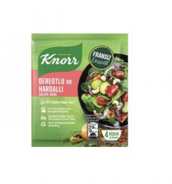 Knorr Dereotlu Ve Hardallı Salata Sosu 10 Gr x 5 Adet