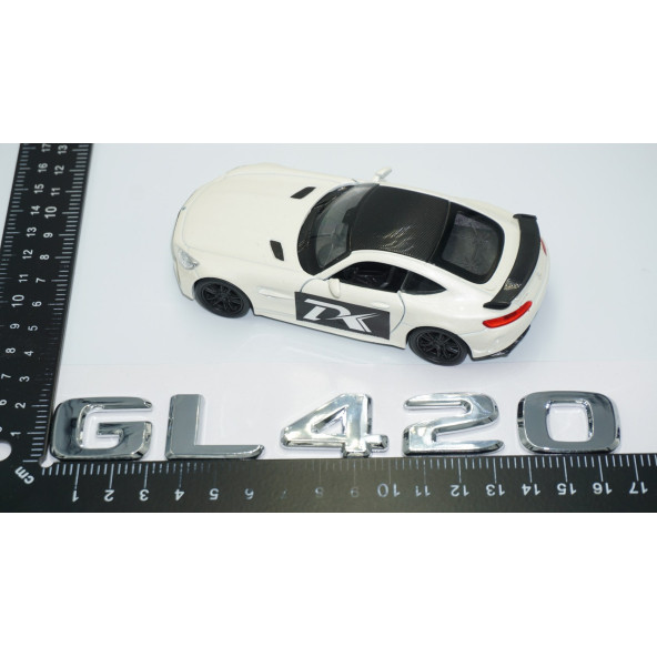 DK Tuning GL420 Bagaj Krom ABS 3M 3D Yazı Logo Benz İle Uyumlu - 4