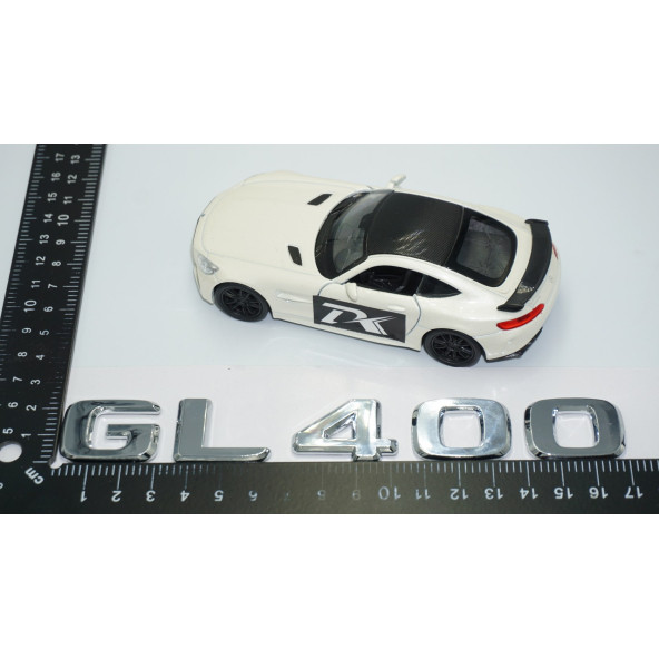 DK Tuning GL400 Bagaj Krom ABS 3M 3D Yazı Logo Benz İle Uyumlu - 4