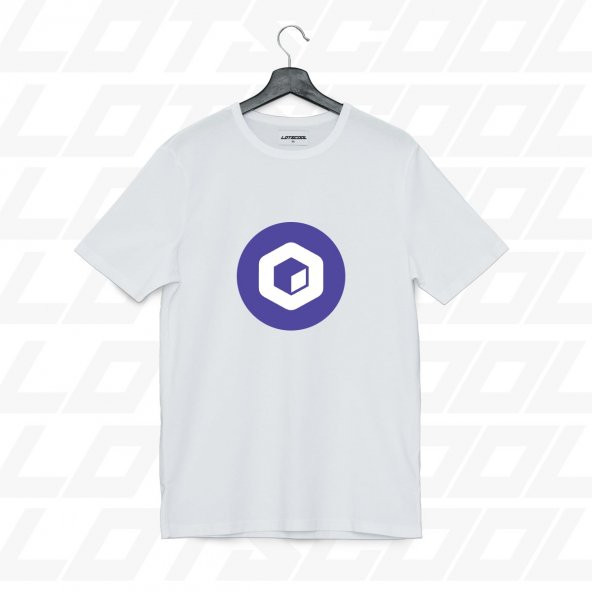 Neblio Crypto Baskılı Beyaz T-Shirt - LOTSCOOL