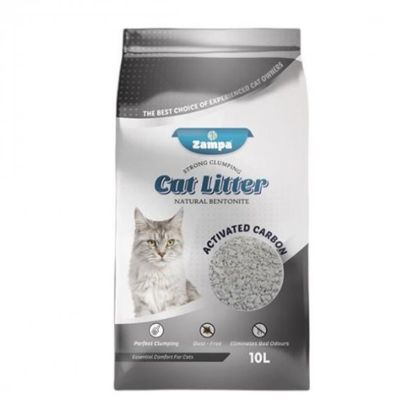Zampa Aktif Karbon Granules Bentonit Kedi Kumu 5lt