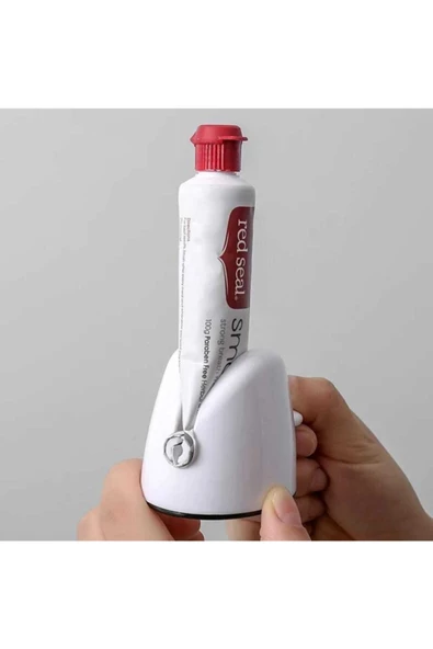 Diş Macunu Sıkacağı Krem Ve Merhem Sıkacağı Çevirmeli 1 Adet Kırmızı - 3