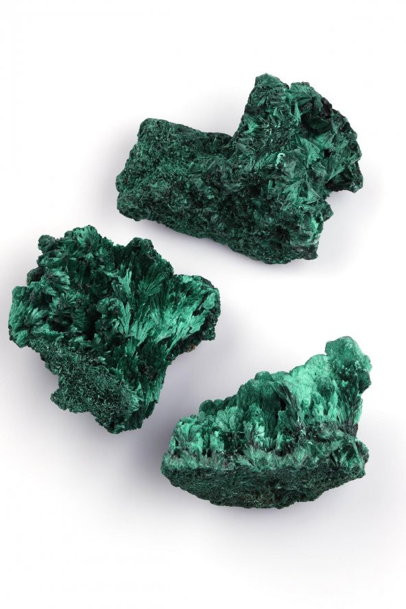 Malakit Doğal Taş Ham Parça - Resim 2