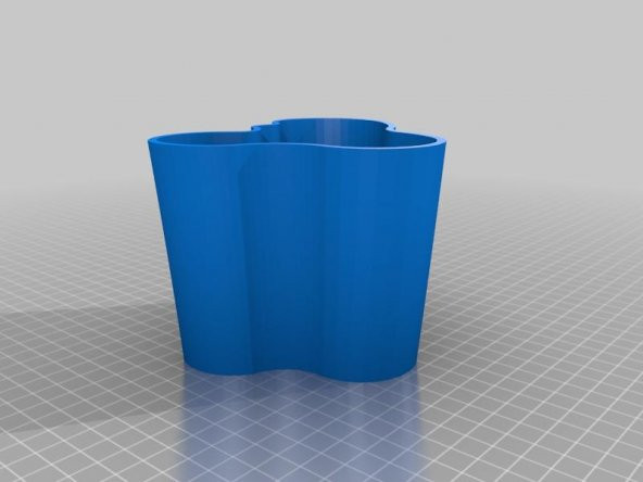 Alvar Aalto Fince Vazo Çoğaltma Plastik Aparat