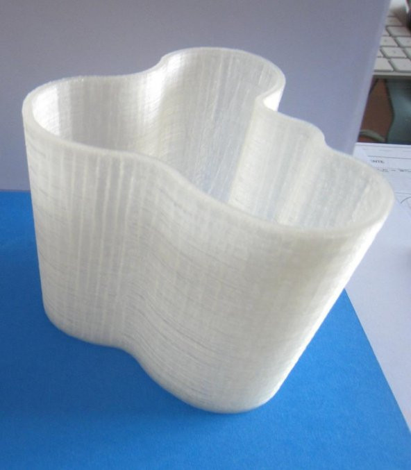 Alvar Aalto Fince Vazo Çoğaltma Plastik Aparat - Resim 2