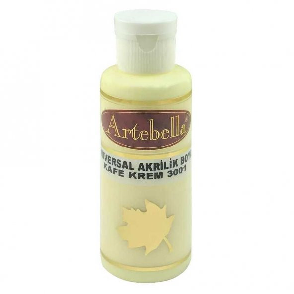 Kafe Krem Akrilik Boya Artebella Kafe Krem Akrilik Boya 3001 Kafe Krem 130 ml