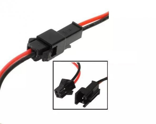 S-LINE FK-0159 2x0,25MM DC CABLE PAIR 5 ADET LED BAĞLANTI KABLOSU 