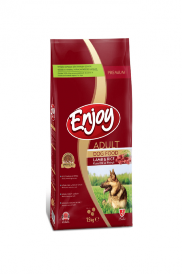 Enjoy Enjoy Kuzu Etli Yetişkin Köpek Maması 15 kg