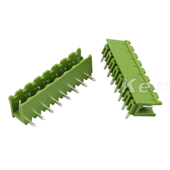 8 Pin Geçmeli Klemens 90' Erkek 5.08mm Yeşil ürün görseli