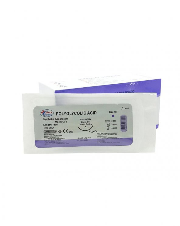 Emilebilir PGA İplik 75 CM 12li Paket