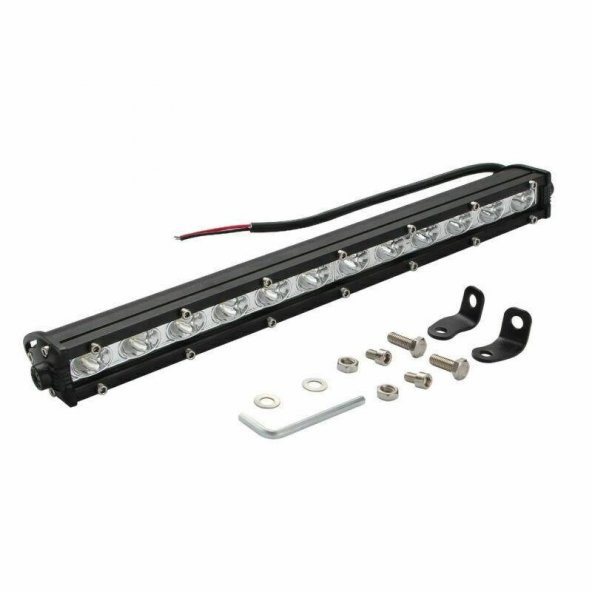 NKT GROUP Off Road Tek Sıra Led Bar Düz 33 Cm 36w 12 Ledli - 3