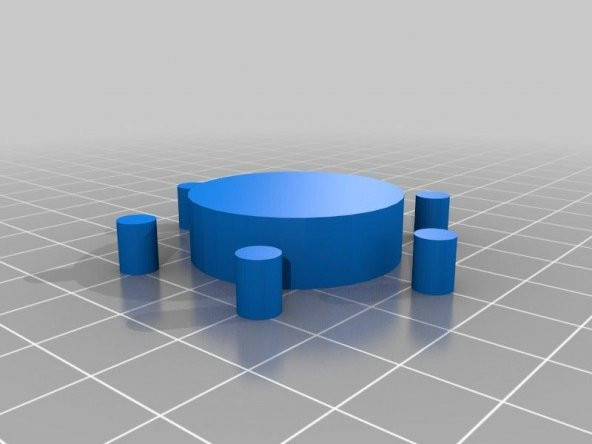 Parametrik Disk Zincir Dişlisi Plastik Aparat - 2