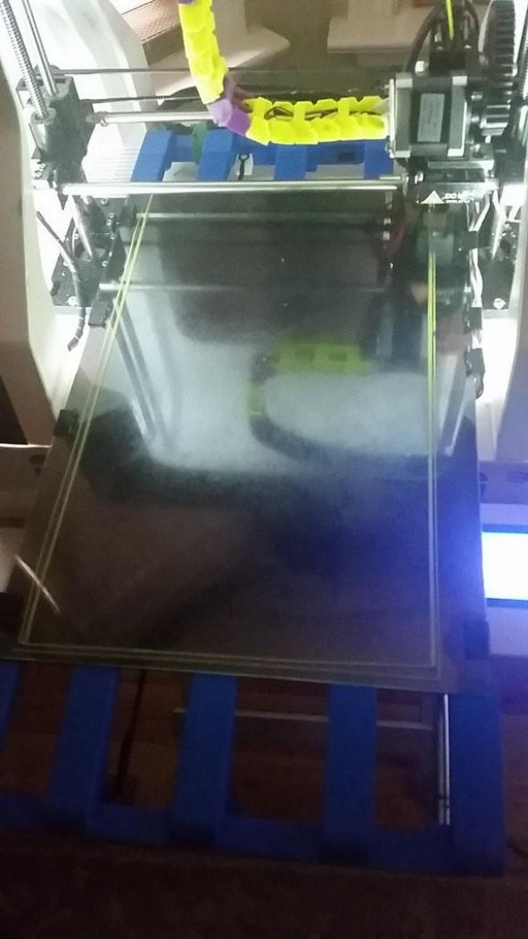 Pergo Ver 2 Robo3D R1 (Ve Artı) Gerçek 370 Mm Y Raylar Yükseltme Plastik Aparat - 1