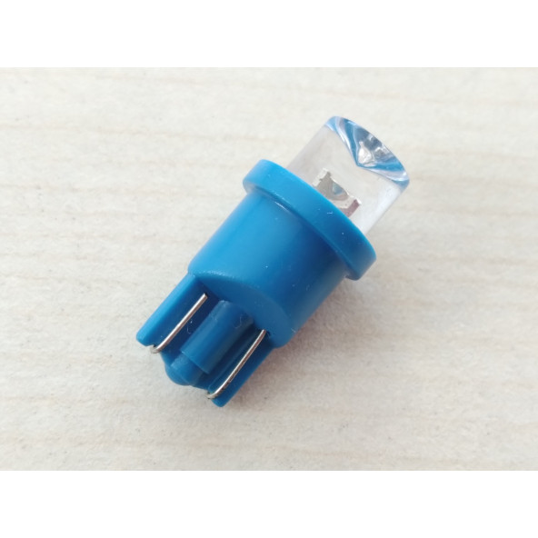 T10 DİPSİZ LED AMPUL (İTHAL) MAVİ 12V (2ADET FİYATI) T10 PARK, SİNYAL, PLAKA, GERİ VİTES AMPULU - 3