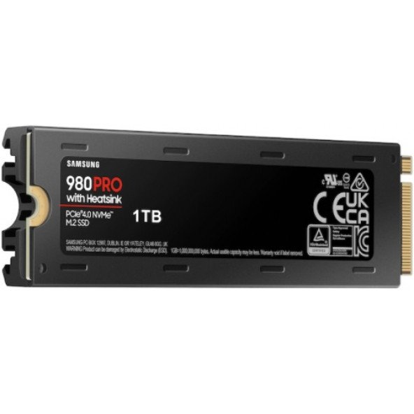 Samsung 980 PRO 1TB 7000/5000 MB/s Soğutuculu PCIe Gen 4.0 NVMe M.2 SSD (MZ-V8P1T0CW) - 3