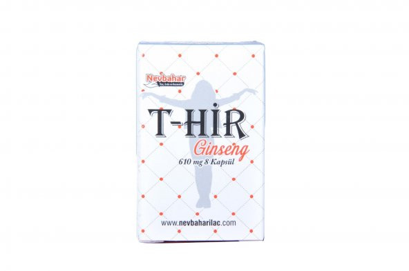 T-Hir Ginseng  Bitkisel 610 mg 8 Kapsül - 3