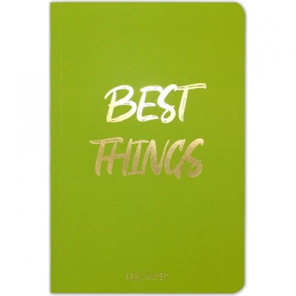 Ela's Paper Best Things Notes Çizgili Defter