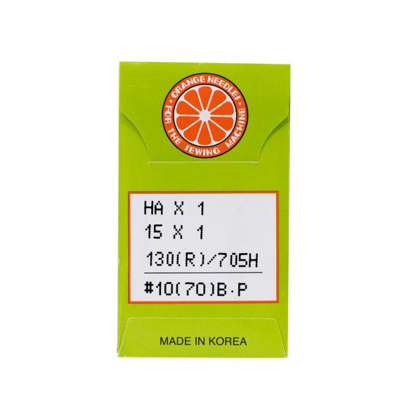 Orange HAx1 Ev Tipi Dikiş Makina İğnesi 10 Numara 10 Adet - 2