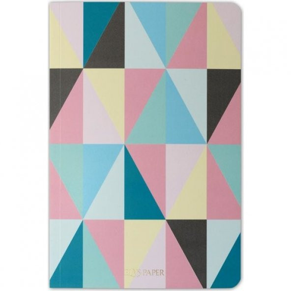 Ela's Paper Geometrik Notes Çizgili Defter