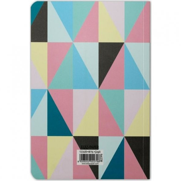 Ela's Paper Geometrik Notes Çizgili Defter - 2