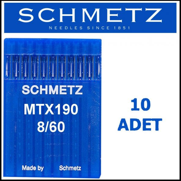 Schmetz 36211 Lok Makinesi İğnesi 8/60 Numara