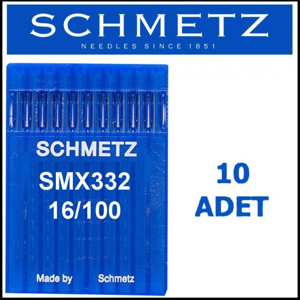 Schmetz Smx332 Lg Ksp Kilit Dikiş Makinesi İğnesi 16/100 Numara