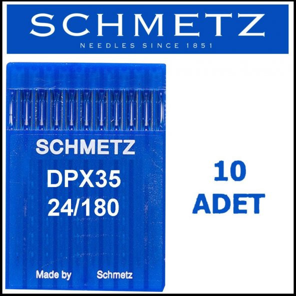 Schmetz Dpx35 Tn Deri Makinesi İğnes Gebedur 24/180R Numara