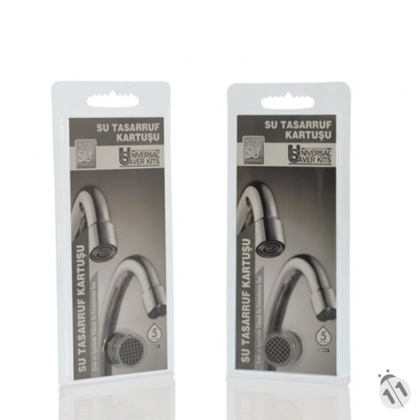 UNIVERSAL Su Tasarruf Kartuşu - 5 Litre/Dakika Akışlı (Tüm Musluklara Uyumlu)