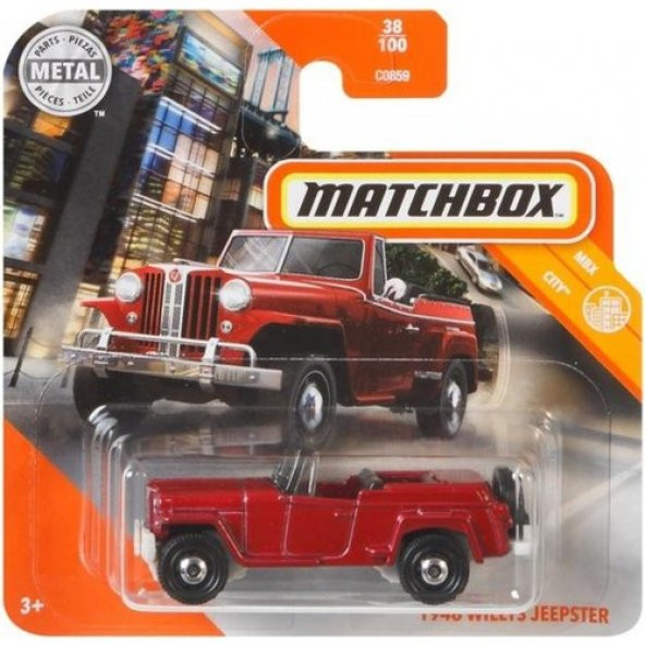 Matchbox C0859 City 1948 Willys Jeepster GKM57 - 1