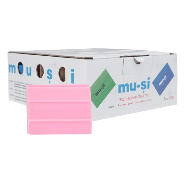 FDM Muşi Pembe Çizgi Taşı 100 Adet