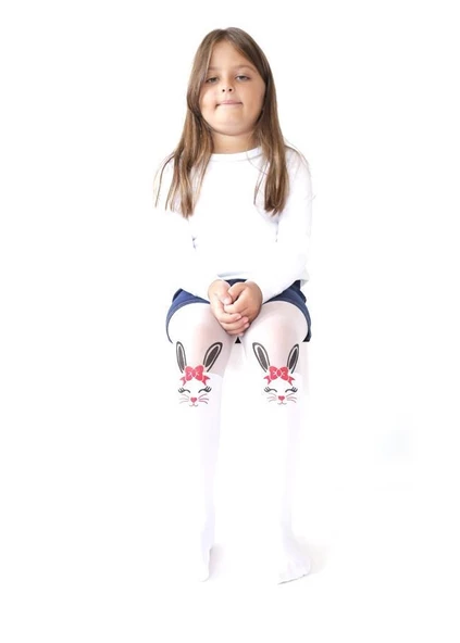 İtaliana 5153 Kız Çocuk Tavşan Külotlu Çorap - 3
