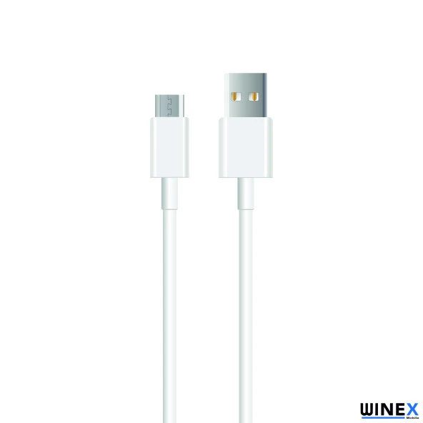 Winex Huawei Y6P İle Uyumlu 3A 45W UsbA to Micro 3Metre Data ve Hızlı Şarj Kablosu - Resim 3