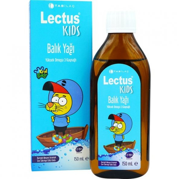 Lectus Kids Balık Yağı Karışık Meyve Aromalı