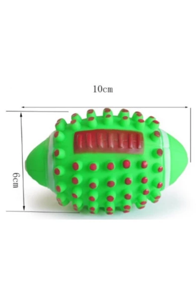 Renkli Kedi Köpek Isırma Topu Sesli Oyuncak ( 1 Adet ) - 2