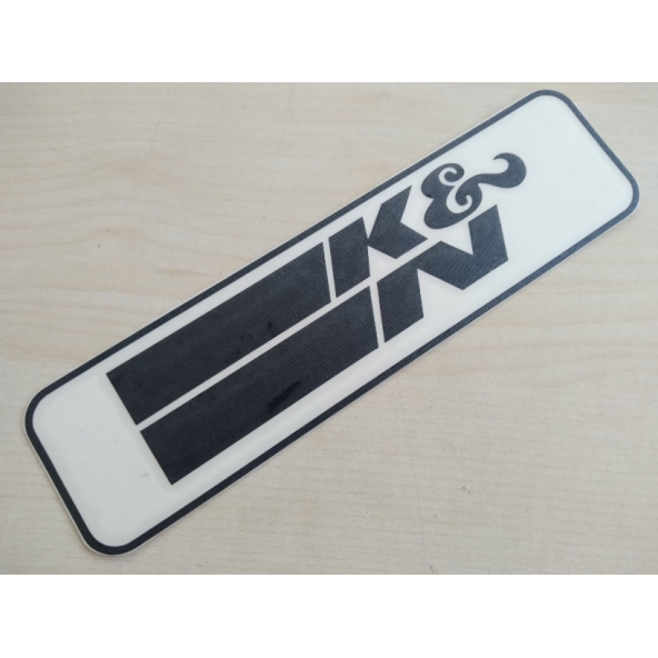 K&N STİCKER 17x4,5cm SPORT YAZI, K&N YAZISI, K&N ETİKETİ, K&N ÇIKARTMASI