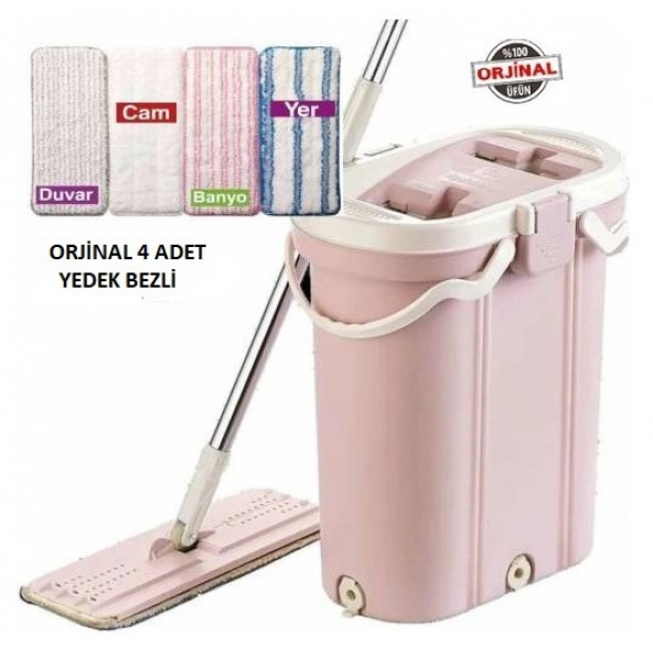 Vip Ahmet Vip Set Premıum Mop + 4 Lü Orjinal Yedek Bez
