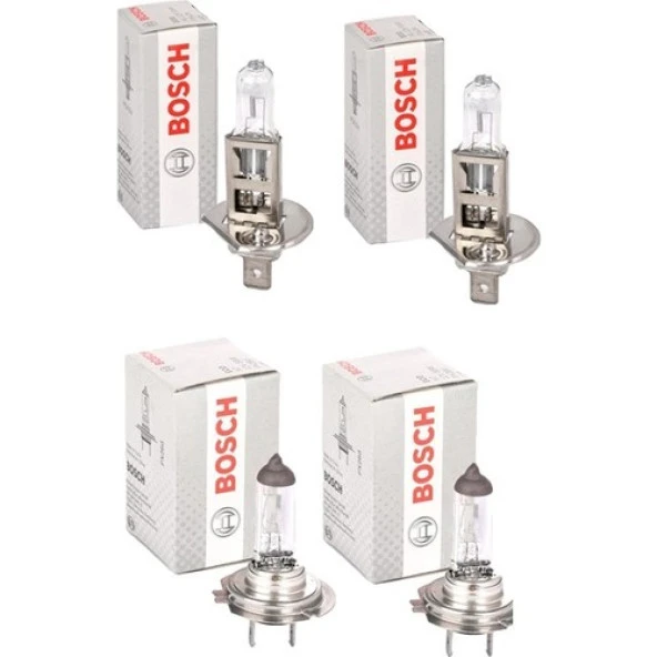 Bosch Citroen C1 Uzun Kısa Far Ampul Takımı H1-H7 2014-2017