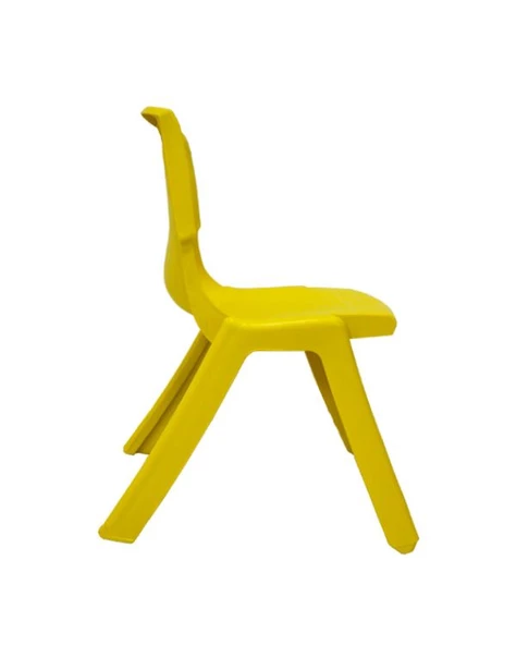 Sarı Kırılmaz Çocuk Sandalyesi - Kreş ve Anaokulu Sandalyesi - 3
