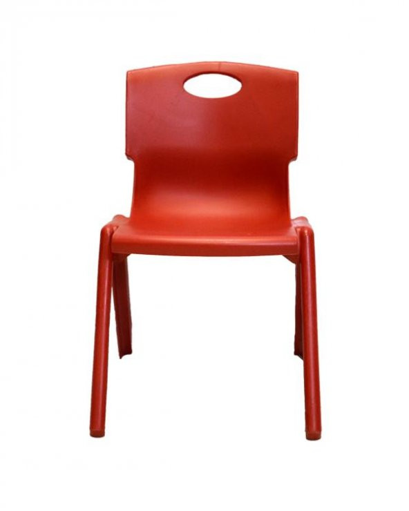 Kırmızı Kırılmaz Çocuk Sandalyesi - Kreş ve Anaokulu Sandalyesi