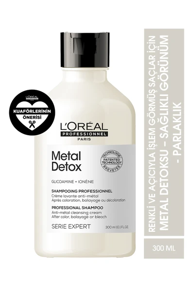 Loreal Professionnel Serie Expert Metal Detox Renkli ve Açıcı ile İşlem Görmüş Saçlar Şampuan 300ml