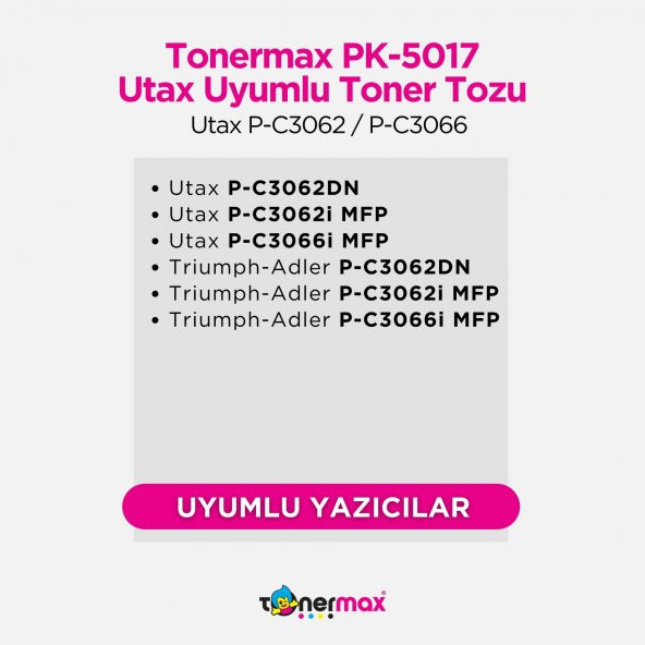 Utax PK-5017 Toner Tozu Set / Utax P-C3062 / P-C3066 - 2