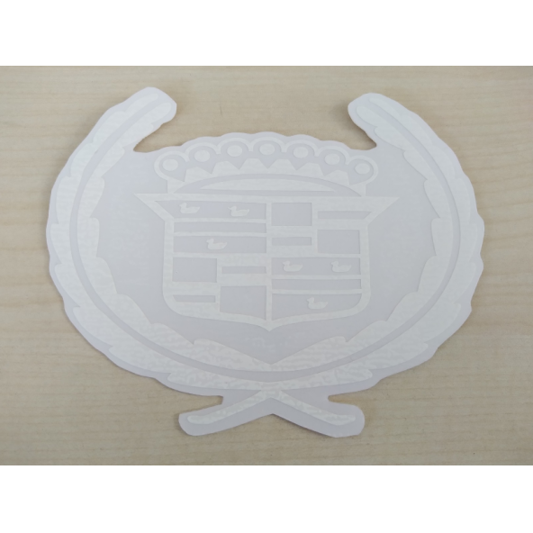 CADİLLAC TAÇ ARMA STİCKER Beyaz 13x9,5cm - ROYAL TAÇ STİCKER, ROYAL TAÇ ARMASI, ETİKETİ, ÇIKARTMASI ürün görseli