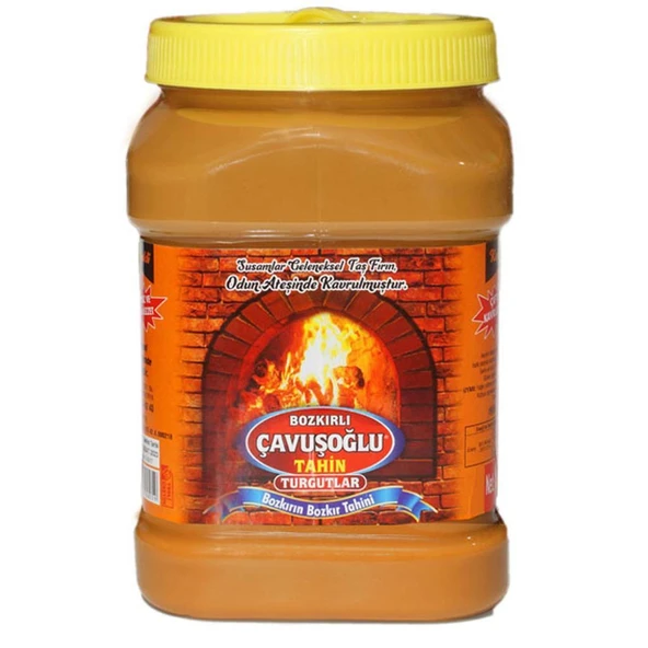 Çavuşoğlu Bozkır Tahini Kepekli Tahin Plastik Kutu 930gr