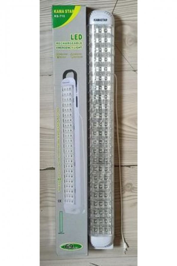 Kama Star 69 Ledli Ipli Şarj Edilebilir Acil Durum Işıldak