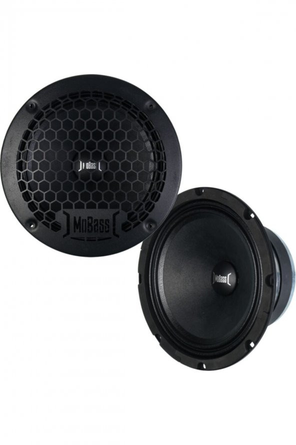 Yeni Seri Metal Kapak 20 Cm 250w Midrange Hoparlör Mb-8