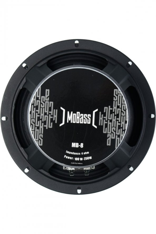 Yeni Seri Metal Kapak 20 Cm 250w Midrange Hoparlör Mb-8 - 5